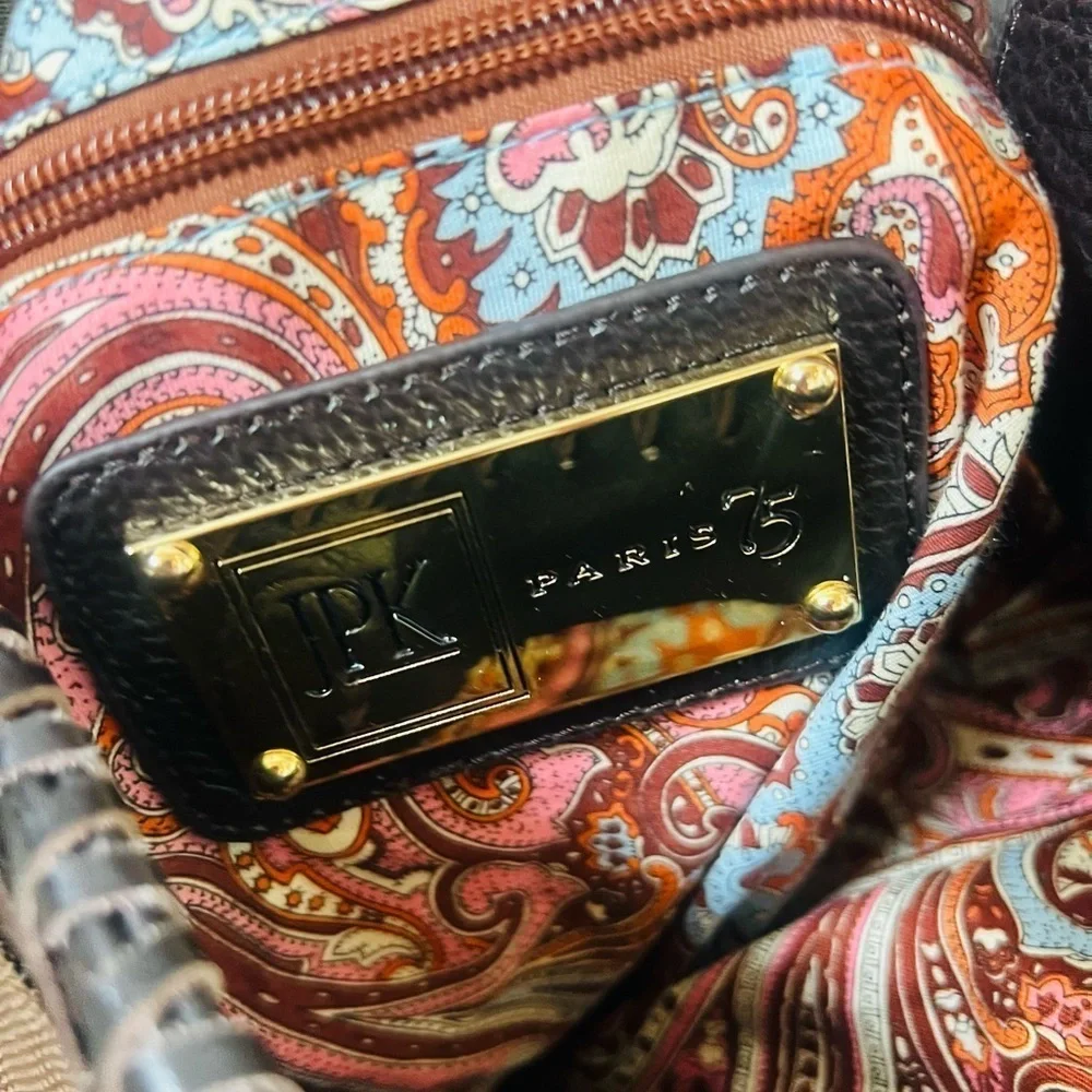 Elegant Brown Hobo Bag Paris75